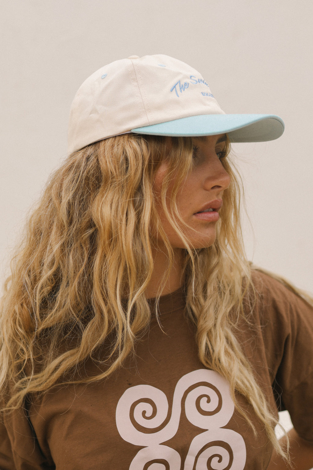 Swim Club Cap - Red & Cream