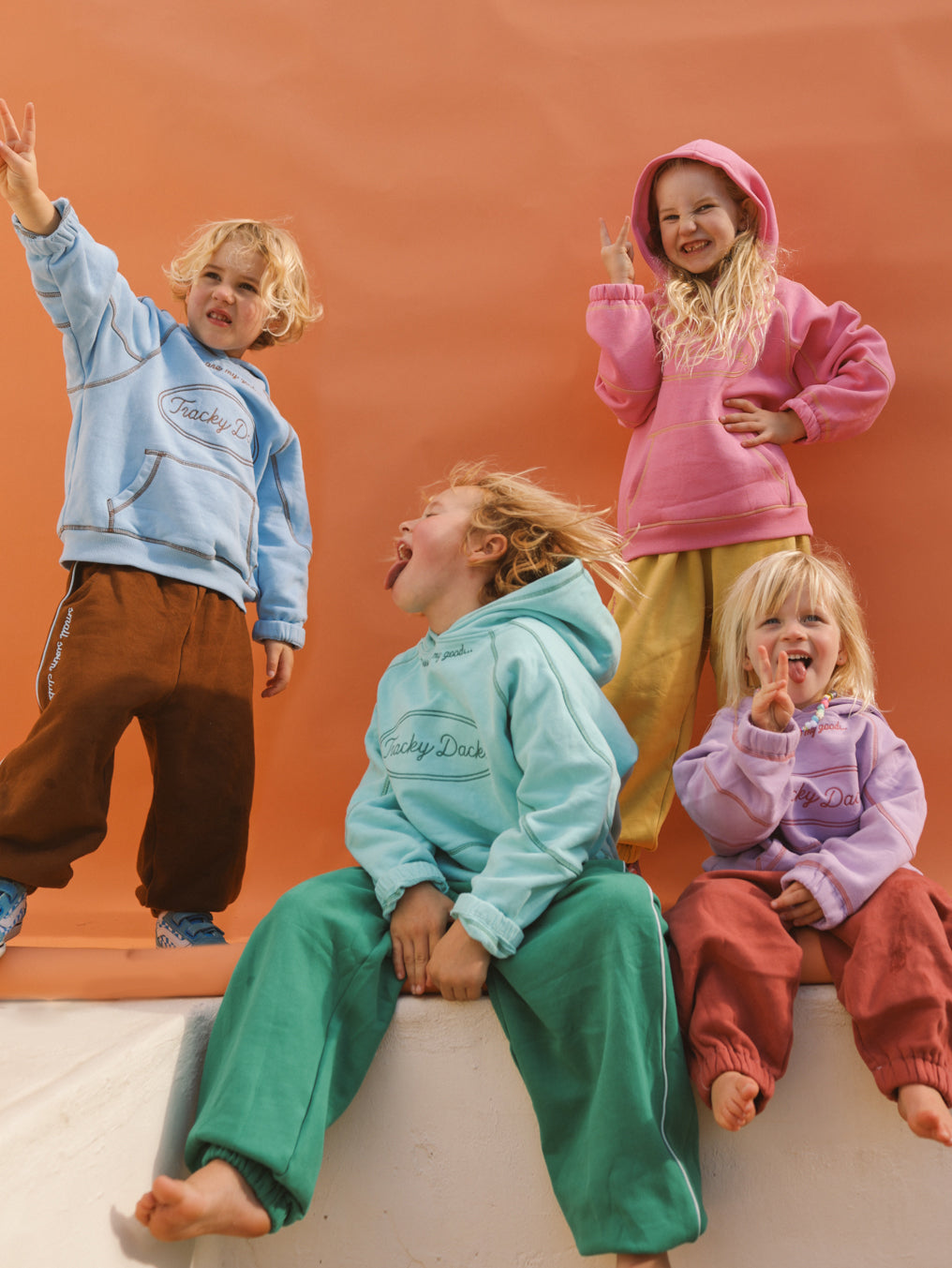 Good Tracky Dacks Aqua Hoodie